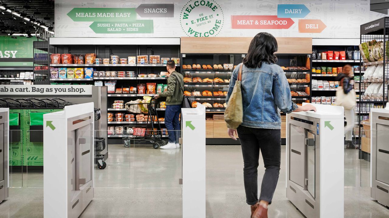The Amazon Go grocery store takes its cashier-less concept to a much bigger scale.