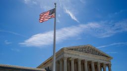 WASHINGTON, DC - JUNE 26:  A flag flys outside the U.S. Supreme Court after it was announced that the court will allow a limited version of President Donald Trump's travel ban to take effect June 26, 2017 in Washington, DC. The Supreme Court will consider the case of the president's power on immigration in the fall but in the meantime agreed to allow a limited ban on travelers from six mostly Muslim countries to take effect.  (Photo by Eric Thayer/Getty Images)