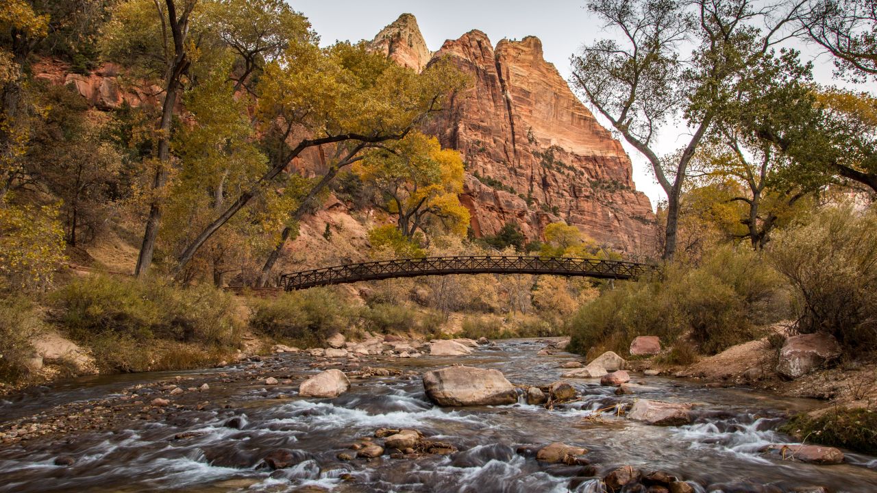 <strong>Zion National Park</strong> is home to the<br />Virgin River, which flows through the valley floor. The park, which is home to canyons, mesas, slot canyons, natural arches and more, recorded 4.5 million visits. 