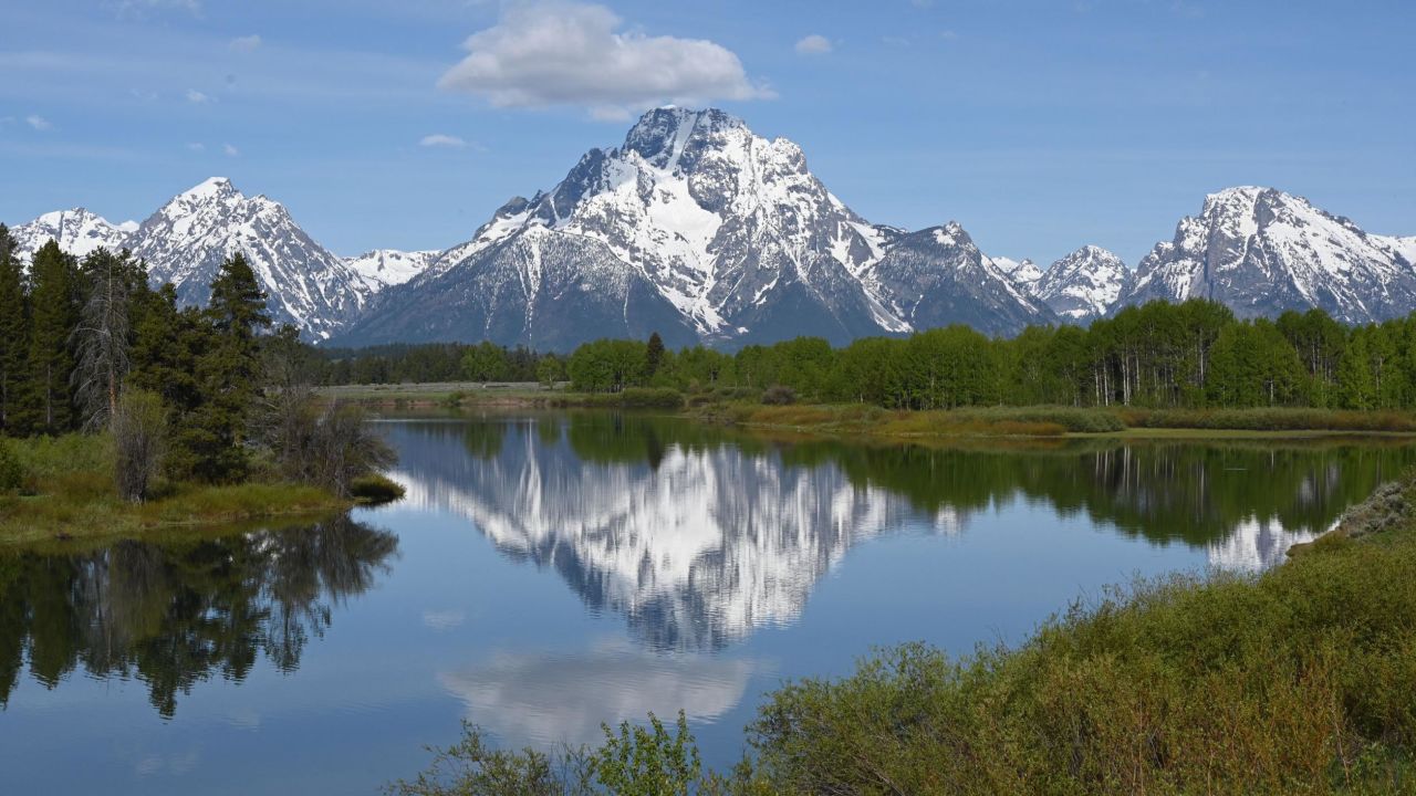 <strong>Grand Teton National Park:</strong> Some 3.4 million visitors came to this park to see the Grand Teton mountain range in Wyoming.