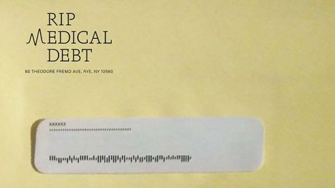 When someone's medical debt is forgiven thanks to the kindness of strangers, they get a letter looks like this.