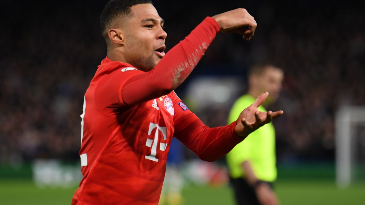 Serge Gnabry loves London ... the Bayern forward has now scored six goals in the UK capital in the Champions League this season -- four against Spurs and two against Chelsea.