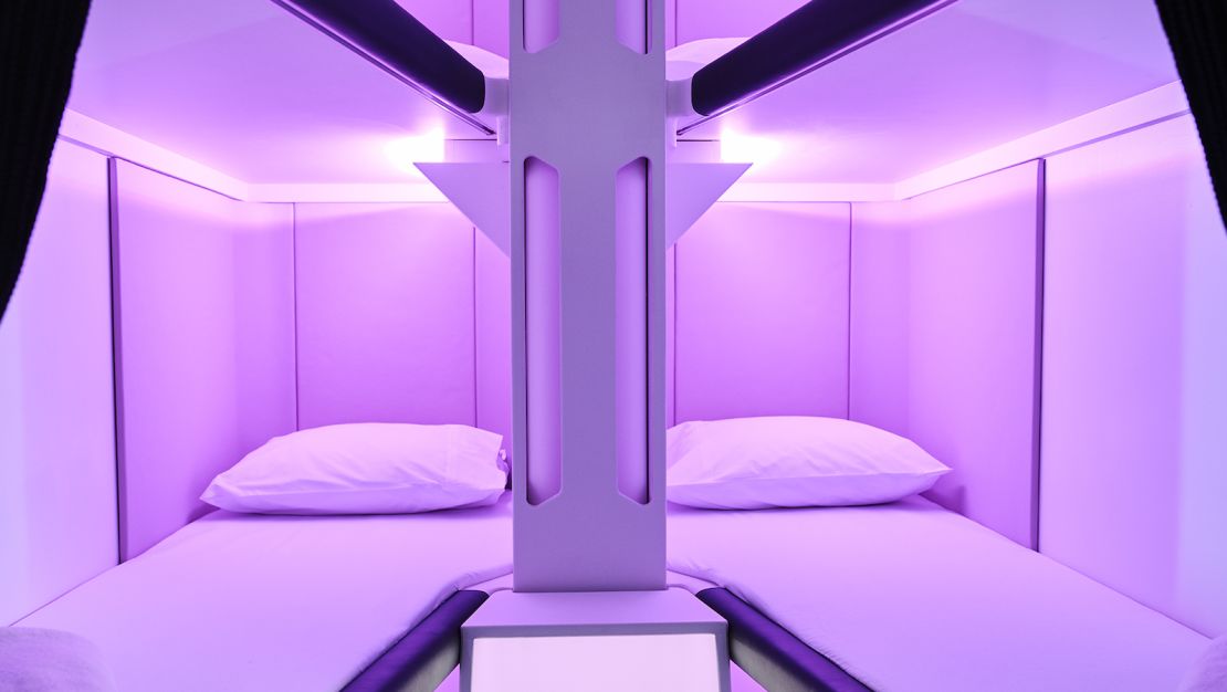 Each Skynest pod will come with a pillow, sheets and blanket. 