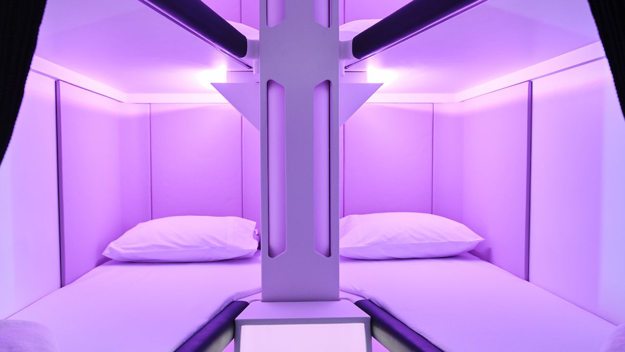 Each Skynest pod will come with a pillow, sheets and blanket. 