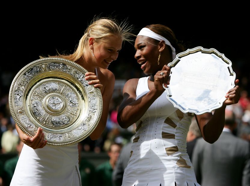 The Russian shot to fame when she defeated Serena Williams 6-1 6-4 in the Wimbledon final in 2004.