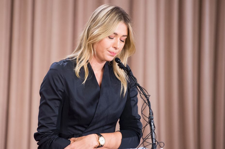 In 2016 she tested positive for banned substance meldonium. Her initial two-year ban was<a href="https://edition.cnn.com/2016/10/04/tennis/tennis-sharapova-cas-drugs/index.html" target="_blank"> cut to 15 months</a> following an appeal.