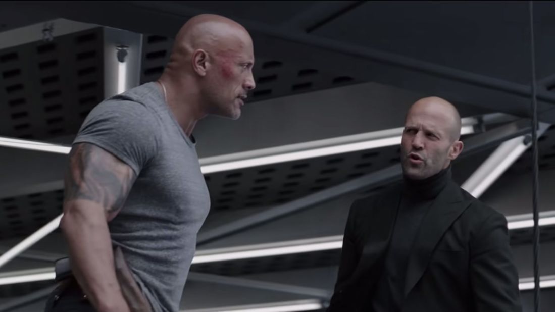 <strong>"Fast & Furious Presents: Hobbs & Shaw"</strong>: Dwayne Johnson and Jason Statham star as Luke Hobbs and outcast Deckard Shaw. The duo form an unlikely alliance after a cyber-genetically enhanced villain threatens the future of humanity in this "Fast & Furious" spinoff.<strong>(HBO Now) </strong>