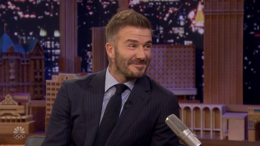 David Beckham Tonight Show