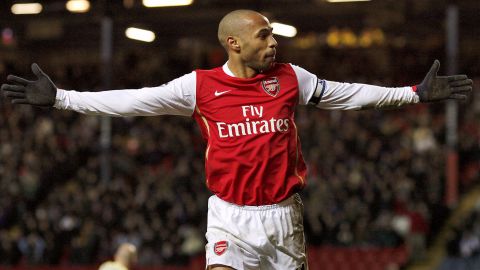Thierry Henry sits sixth in the Premier League goalscoring charts with 175 goals and won the title twice.