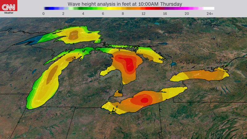 20-foot waves may be coming to the Great Lakes | CNN