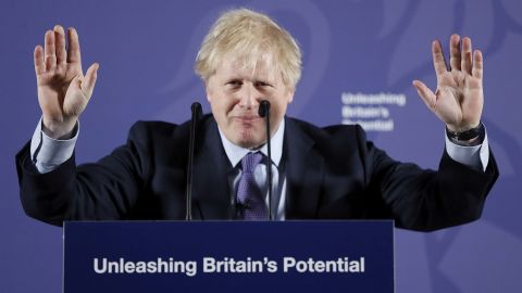 British Prime Minister Boris Johnson outlines his government's negotiating stance with the European Union after Brexit.