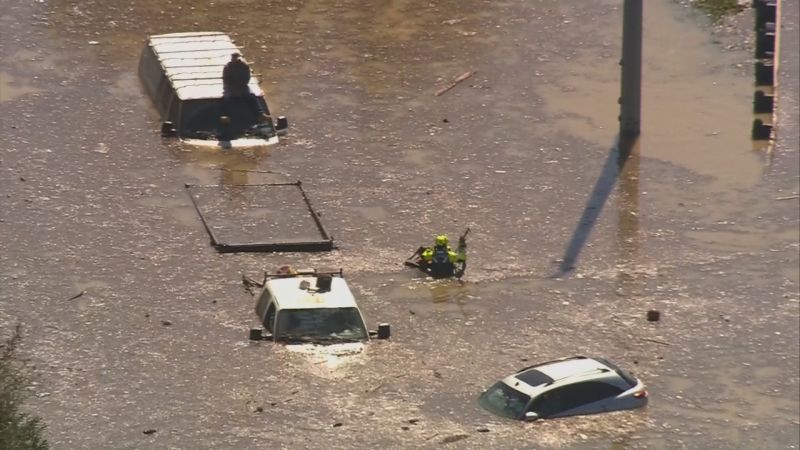 Houston Flooding: Water Main Break Causes Major Flooding, Submerging ...