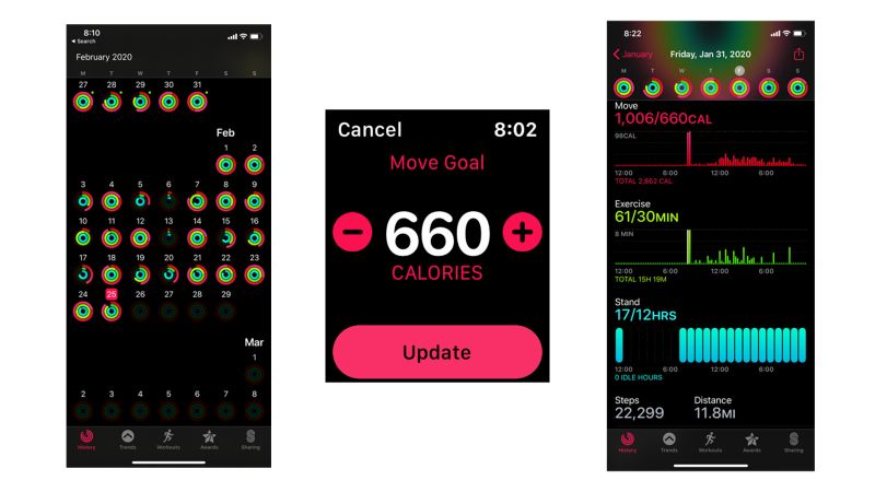 How to change discount apple watch daily goals