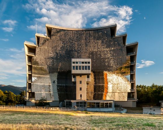 The Odeillo Solar Furnace at the French National Centre for Scientific Research, France