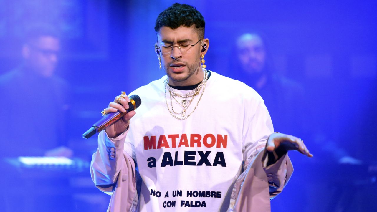 Bad Bunny wore a shirt to draw attention to Luciano's killing during his appearance on "The Tonight Show Starring Jimmy Fallon."
