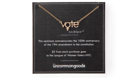 Uncommon Goods The Vote Necklace
