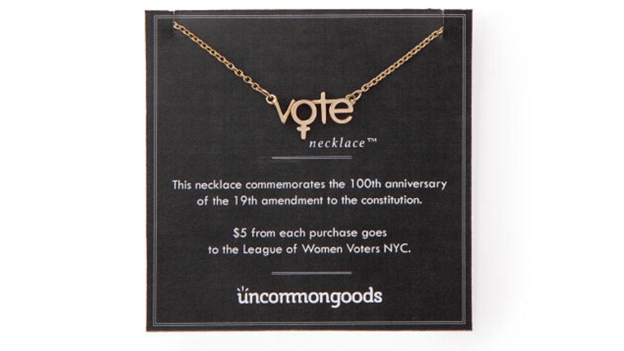 Uncommon Goods The Vote Necklace