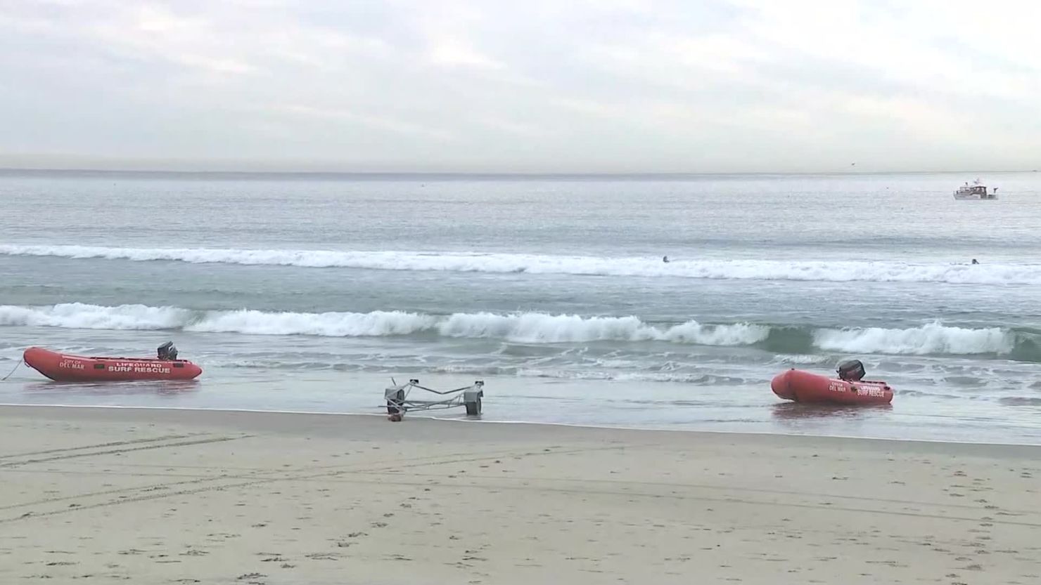 Emergency crews responded to calls of people yelling in the water early Friday morning.
