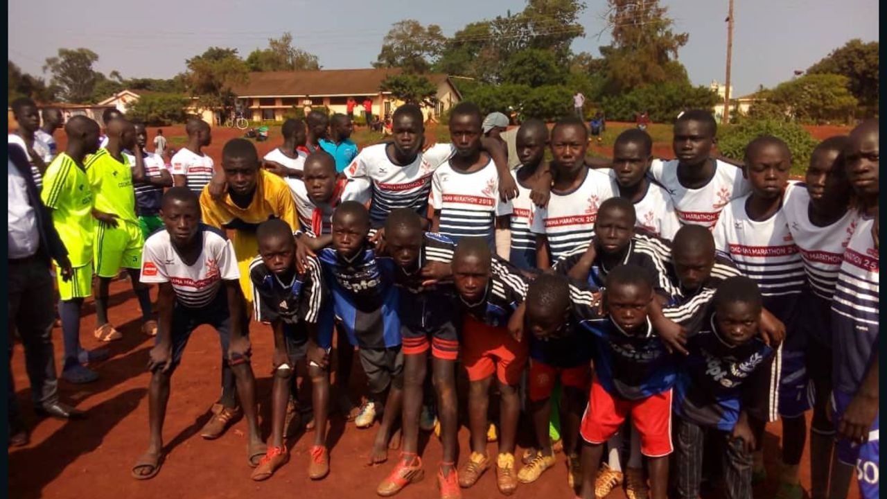 Members of Michael Ariza's Pearl of Africa foundation.