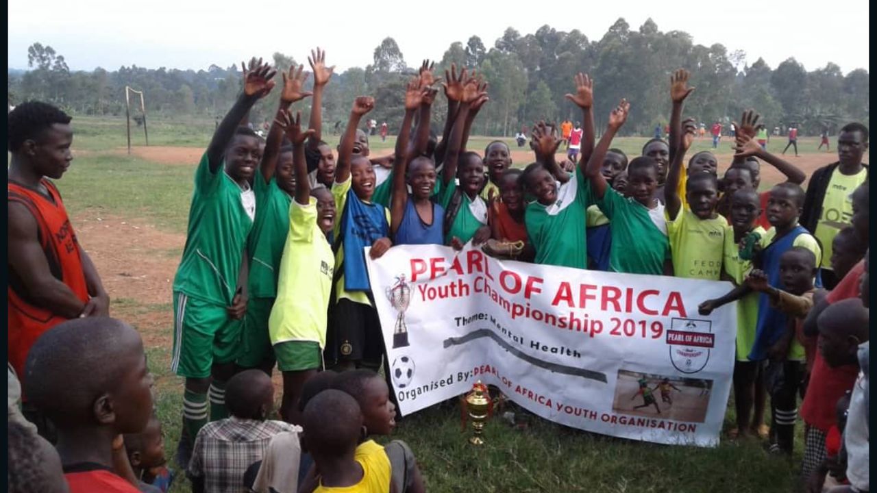 Members of Michael Ariza's Pearl of Africa foundation.