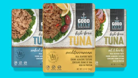 Good Catch makes plant-based tuna out of legumes.