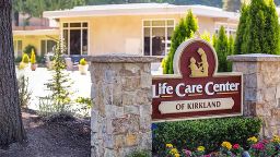 An image of the Life Care Center in Kirkland, Washington, where more than 50 residents and staff from the Life Care Center in Kirkland, Washington, will be tested for the novel coronavirus.