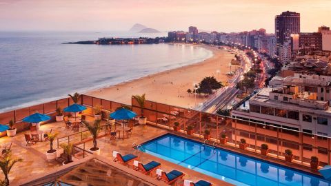 Use your points from the Marriott Boundless card at properties like the JW Marriott in Rio de Janeiro.