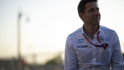 Ian James in Riyadh at the start of the Formula E 2019-20 season.