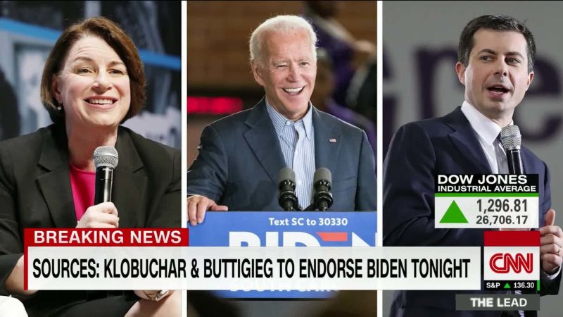 After Dropping Out Klobuchar And Buttigieg To Endorse Biden At Rally Cnn 9350