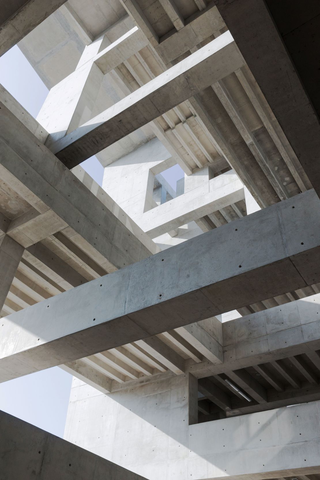 Grafton Architects is known for its use of sturdy materials like concrete and stone.