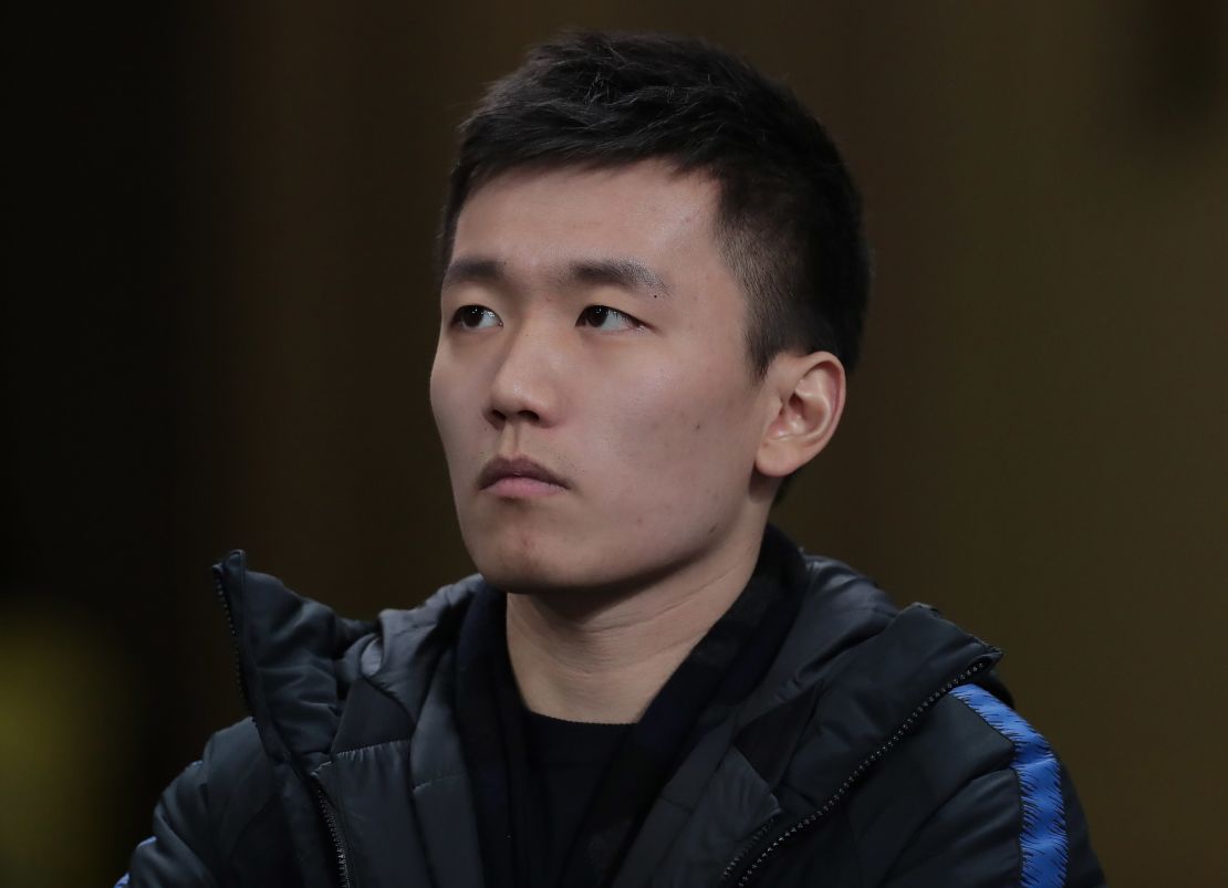 Steven Zhang was critical of Serie A's handling of the schedule following the coronavirus outbreak.