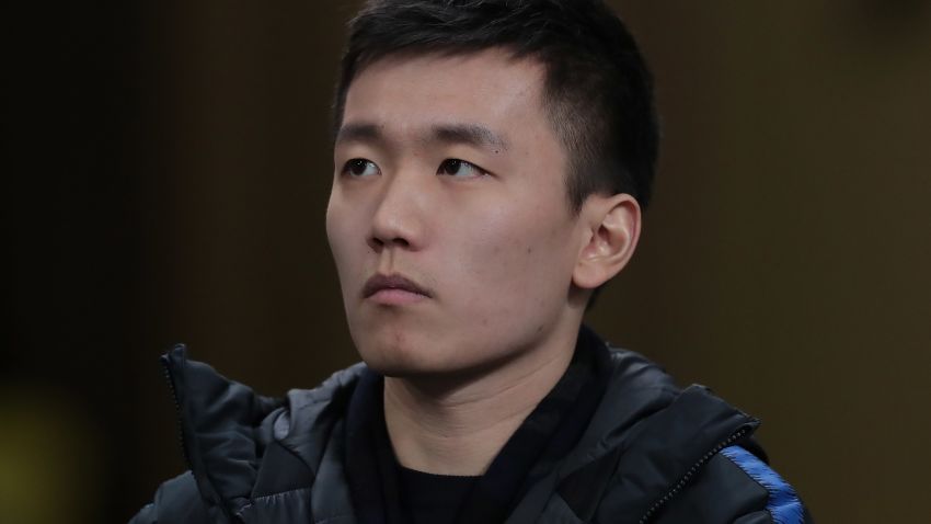 MILAN, ITALY - JANUARY 19:  FC Internazionale president Steven Zhang looks on during the Serie A match between FC Internazionale and US Sassuolo at Stadio Giuseppe Meazza on January 19, 2019 in Milan, Italy.  (Photo by Emilio Andreoli/Getty Images)