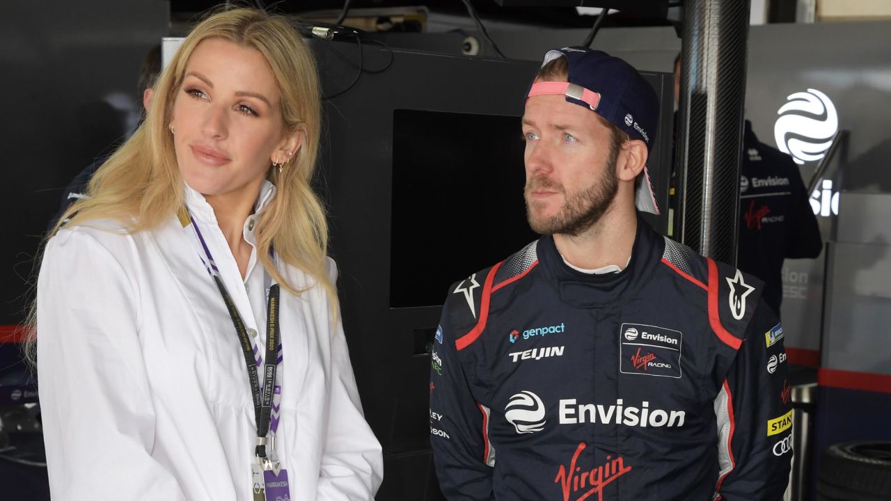 Goulding with Envision Virgin Racing driver Sam Bird in Marrakesh.