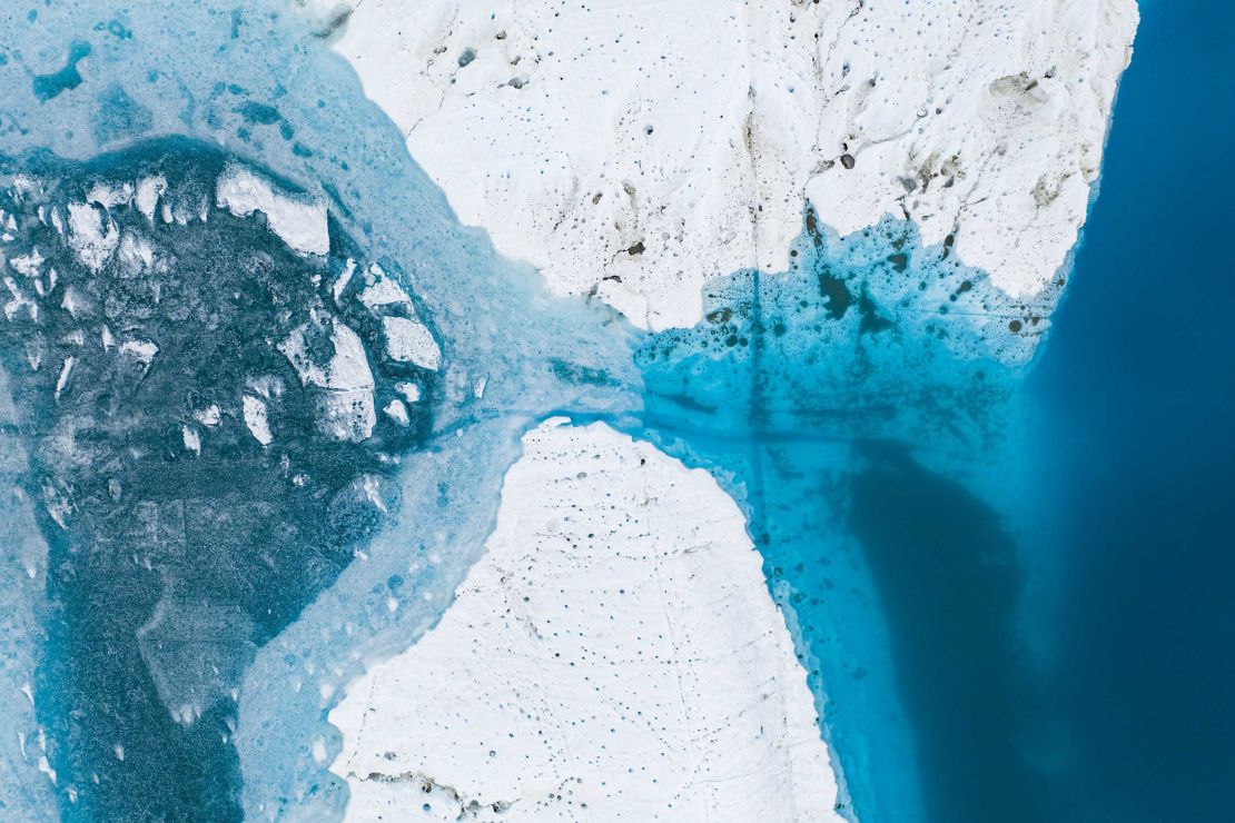 Pugh has witnessed accelerated melting of ice in Antarctica.  