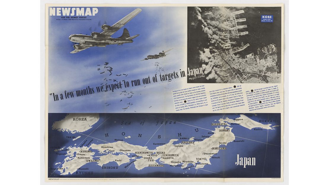 An image from the US National Archives shows an Army Air Force newsletter from the summer of 1945.