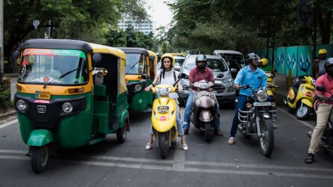 Bangalore is the world's most congested city, but car-sharing and scooter-hire apps could help cut traffic.