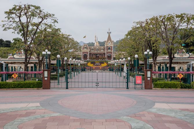 <strong>Disneyland Hong Kong Resort:</strong> The theme park shut its doors on January 26 and has not announced a reopening date.