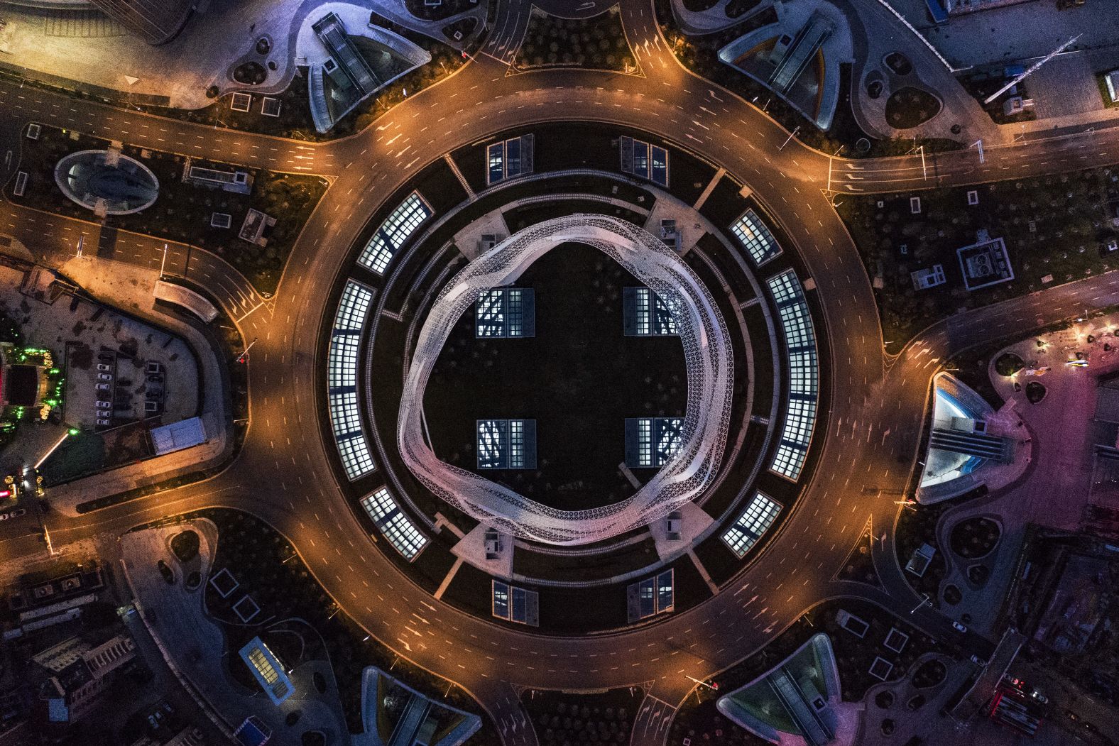 This aerial photo shows an empty street in Wuhan, China, on February 16. The novel coronavirus is <a href="https://www.cnn.com/2020/03/05/asia/china-coronavirus-wildlife-consumption-ban-intl-hnk/index.html" target="_blank">believed to have started at a wildlife market in Wuhan.</a>