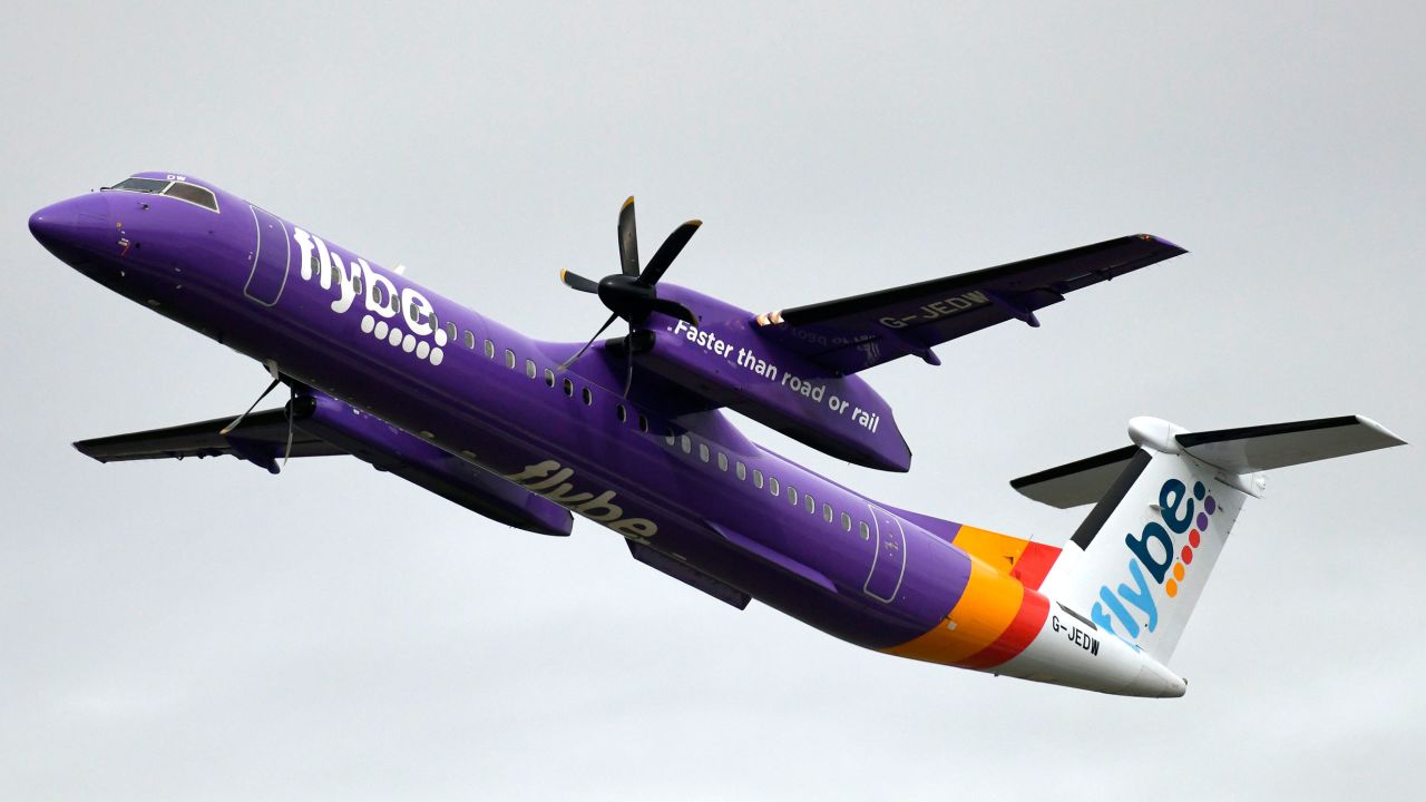 Flybe's fleet was a mix of Bombardiers and Embraers. 