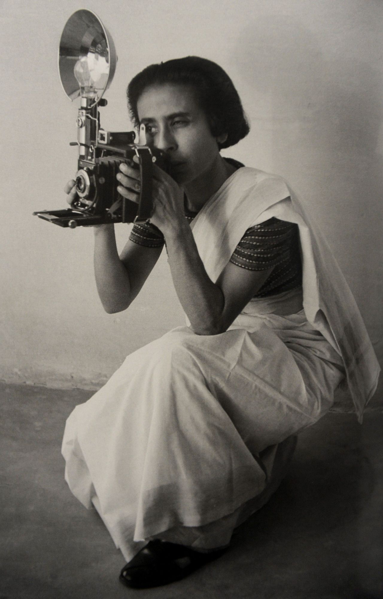 Homai Vyarawalla was India's first woman photojournalist. Her images documented her country, notably its struggle for independence, from the 1930s until the '70s. While working with the British Information Services, she photographed many of her country's leaders as well as visiting dignitaries. Many of her photos were published under a pseudonuym, Dalda 13. Later in life she was awarded Padma Vibhushan, India's second-highest civilian award.
