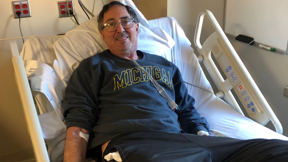 Carl Goldman has been in solitary quarantine in the University of Nebraska's hospital system in Omaha.