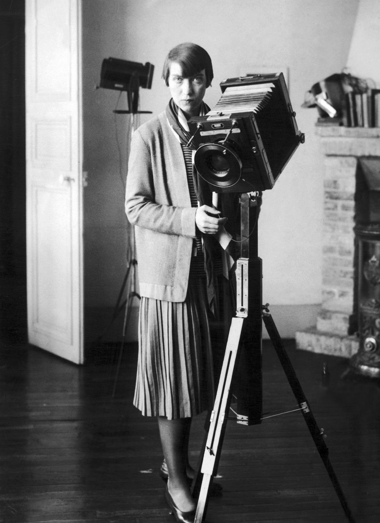 Berenice Abbott is best known for her work on New York City's transforming streetscapes in the 1930s. She also photographed cultural figures of the early 20th century, and she was committed to illustrating science through photography. 