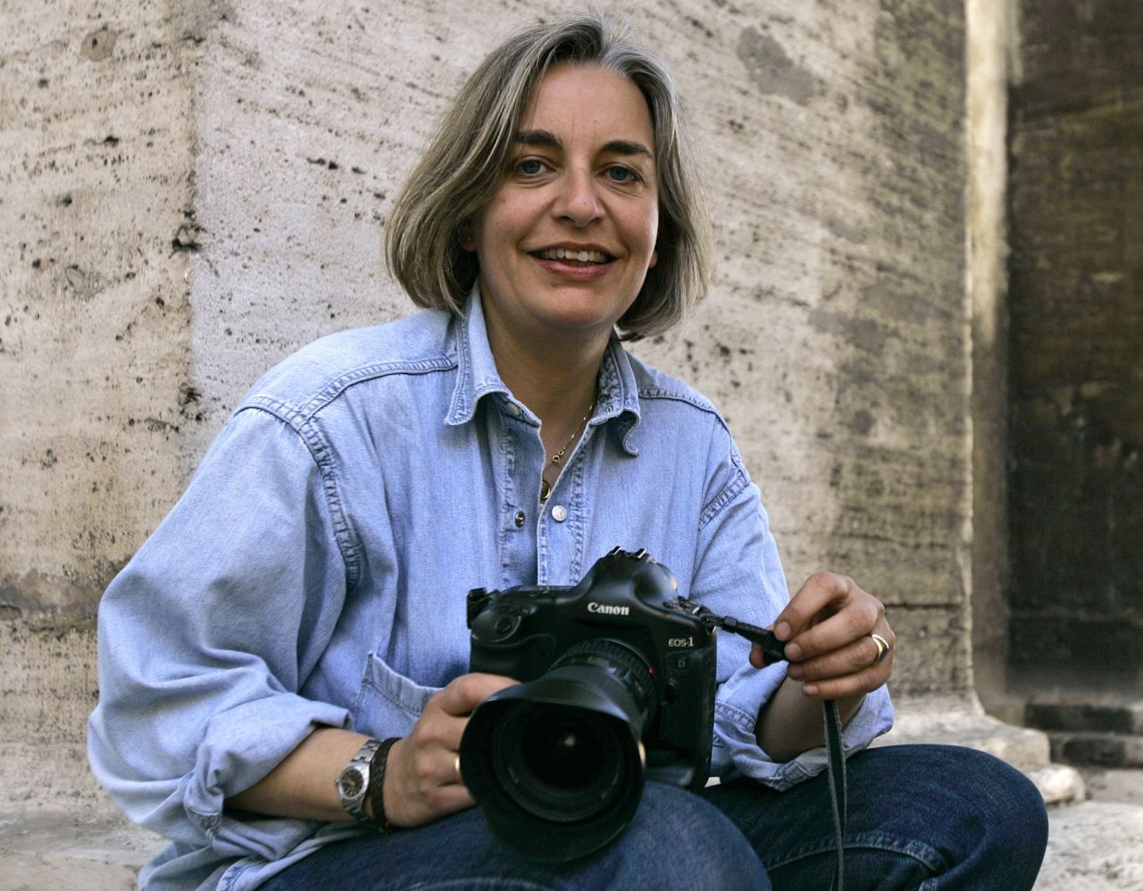 Anja Niedringhaus was a German photojournalist who worked for the Associated Press. She was killed in 2014 while covering Afghanistan's presidential election. An Afghan police officer opened fire on her and her colleague, Kathy Gannon, while they were waiting inside a car. Gannon survived the attack. 