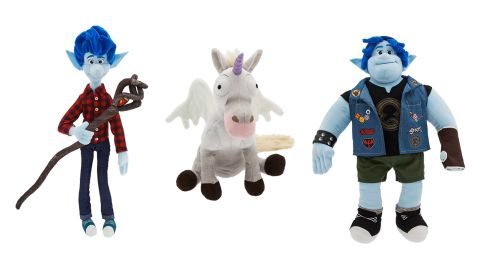 Onward plushies Ian, Unicorn and Barley