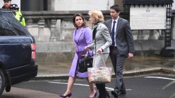 Princess Haya Bint al-Hussein arrives with her lawyer Baroness Fiona Shackleton at the High Court on February 28, 2020 in London, England.