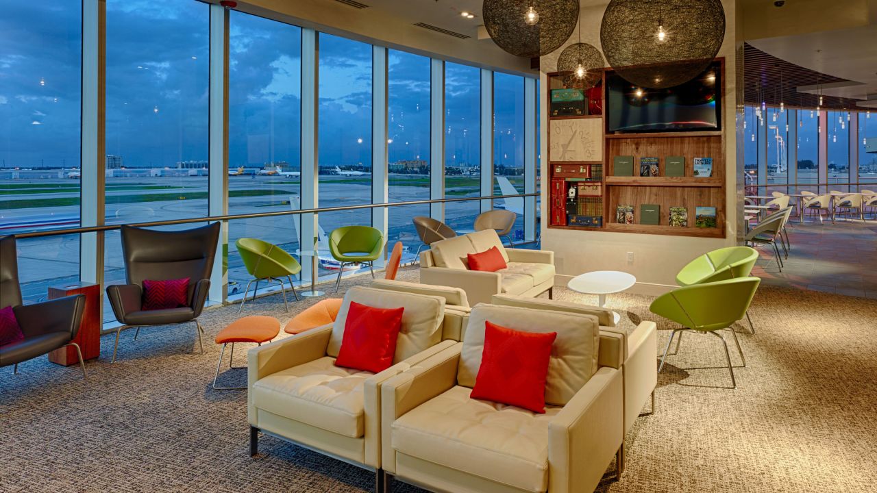 A recent expansion of the Amex Centurion Lounge in Miami has helped with overcrowding.`