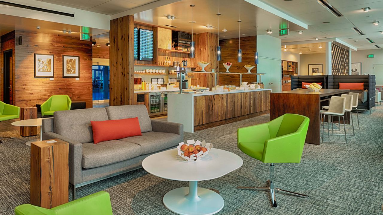 The Amex Centurion Lounge in Seattle is just one of many lounges in the network.