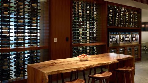 The Amex Centurion Lounge in San Francisco features a wine tasting area.