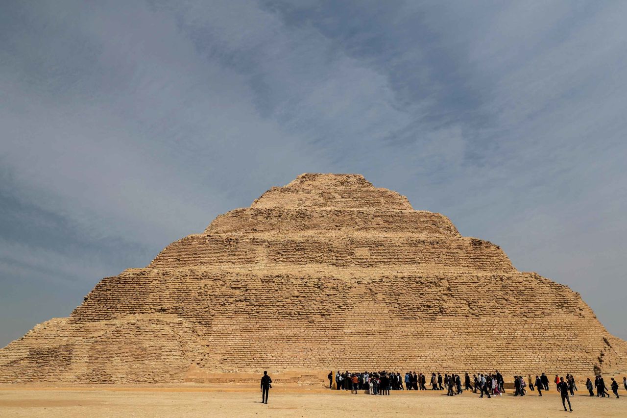 The 4,700-year-old structure is located south of Cairo, in the ancient capital of Memphis, a UNESCO World Heritage site.