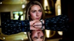 Skier Mikaela Shiffrin of US poses for photographs on December 16, 2019, in Courchevel. (Photo by JEFF PACHOUD / AFP) (Photo by JEFF PACHOUD/AFP via Getty Images)